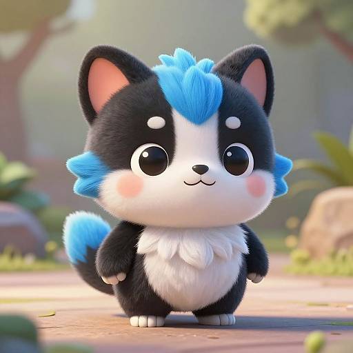 Kawaii Animal Real Estate Photography