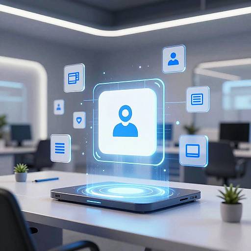 High-Tech Anydesk UX Concept Art