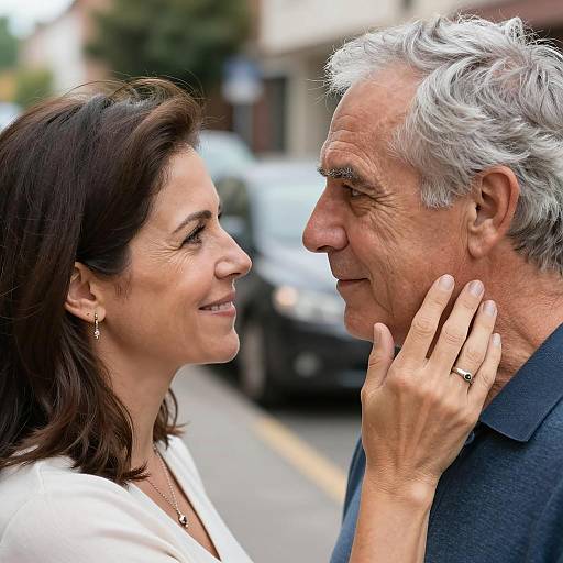 Intimate Outdoor Portrait of Couple