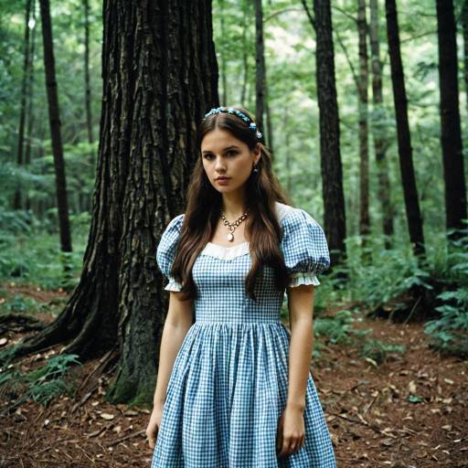 Dorothy-Inspired Outfit in Nature Scene