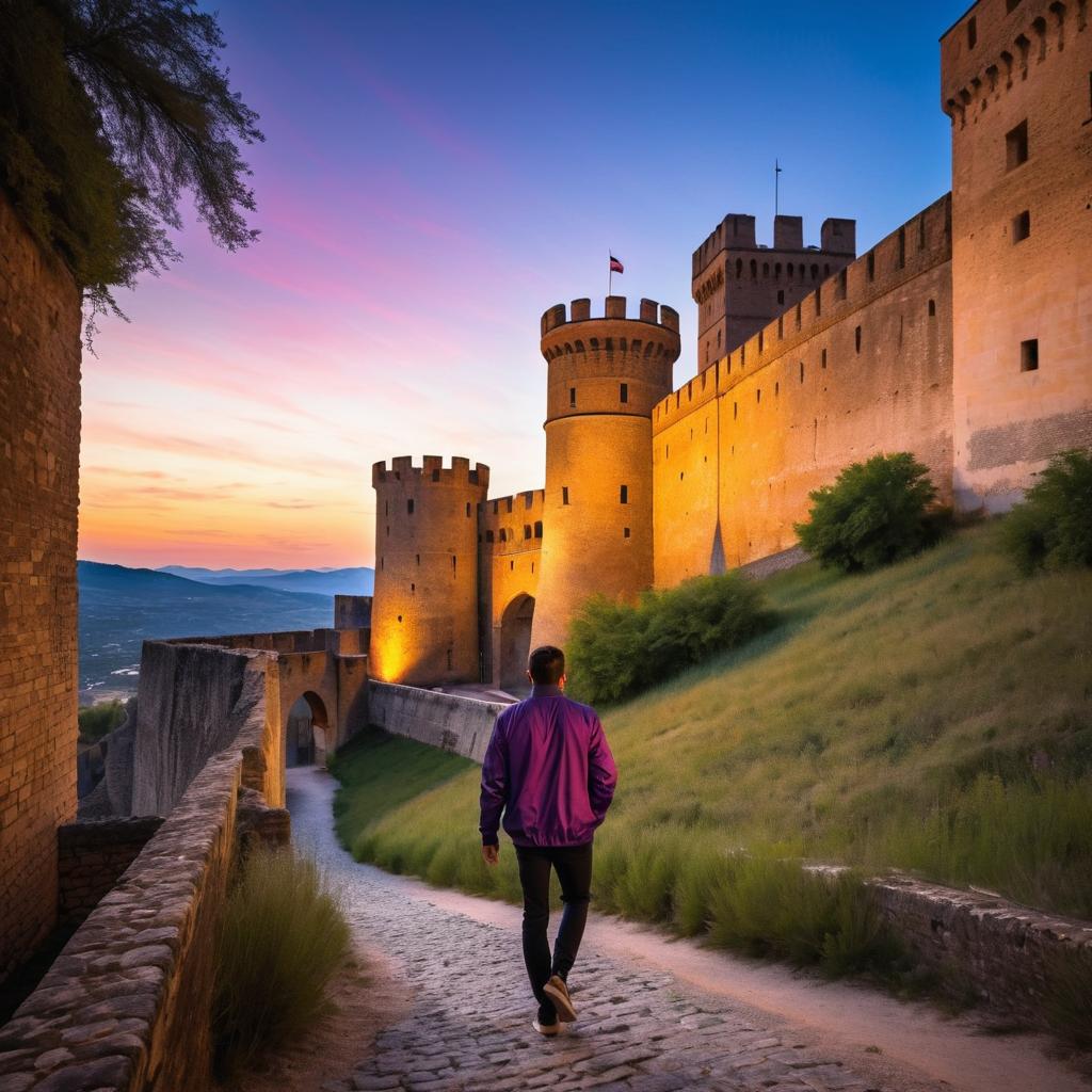 Twilight Wanderer in Historic Fortress