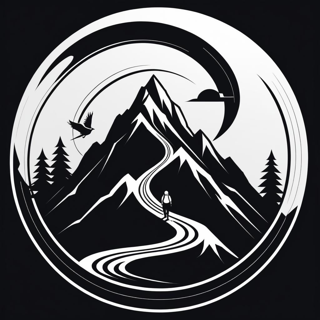 Dynamic Logo Design for Hiking App