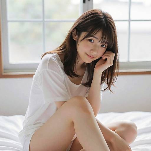 Photorealistic Portrait of Japanese Girl