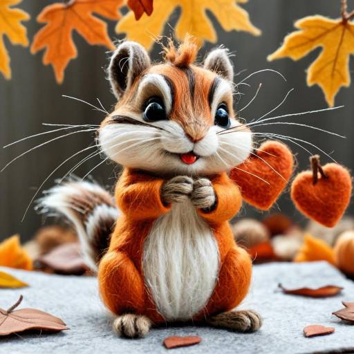 Charming Tim Burton Style Chipmunk