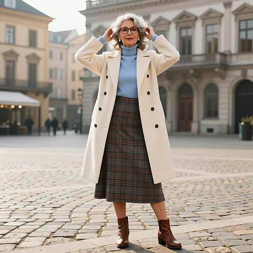 Elegant Middle-Aged Fashion Portrait