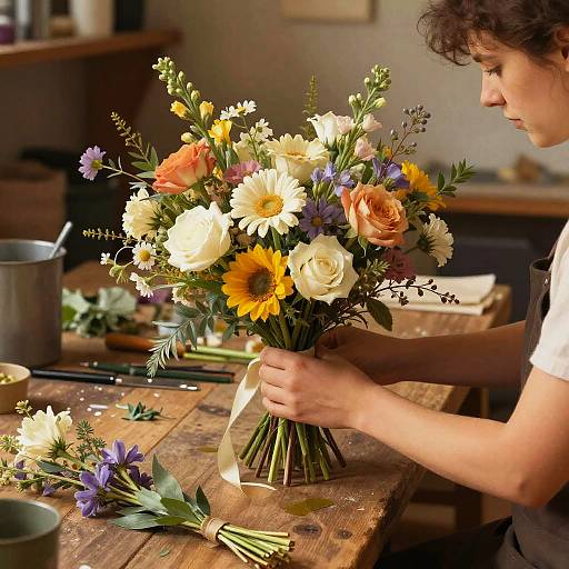 Rustic Workshop Flower Bouquet Creator
