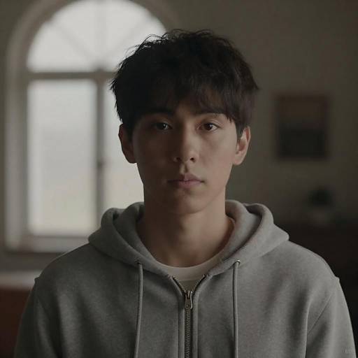 Casual Portrait in Dimly Lit Room