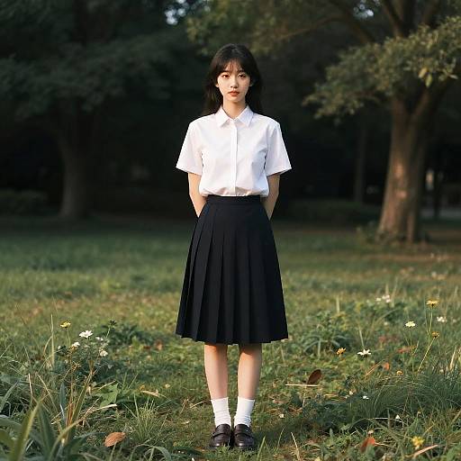 Photorealistic 8K Full-Body Girl Portrait