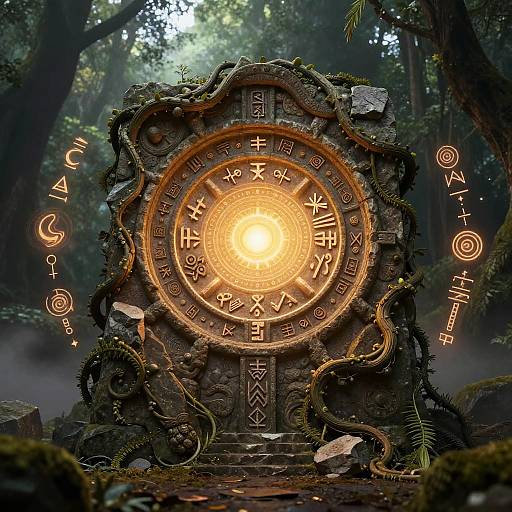 Ancient Mystical Stone Symbol Generator
