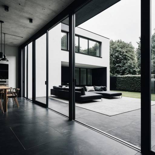 Modern Minimalist House with Floor-to-Ceiling Windows