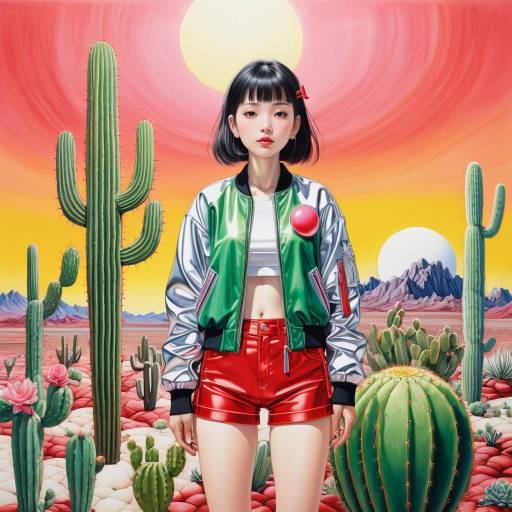 Surreal Art of a Plastic Skinned Woman