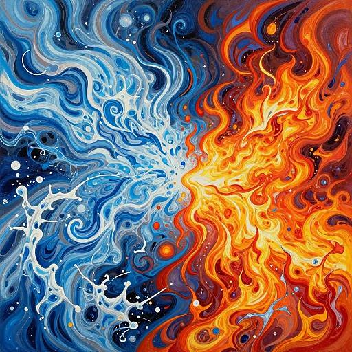 Elemental Clash: Fire, Air, and Ice