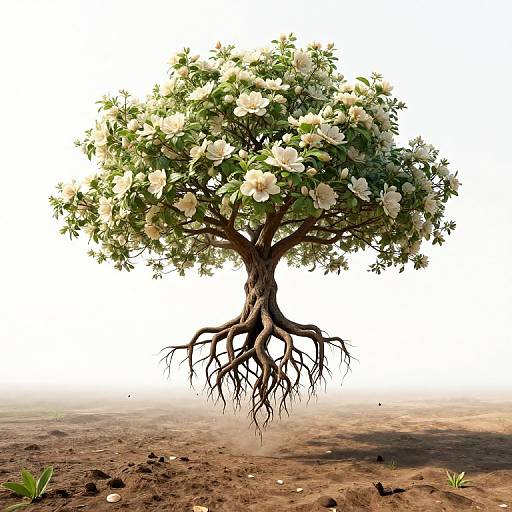 Surreal Floating Tree of Life
