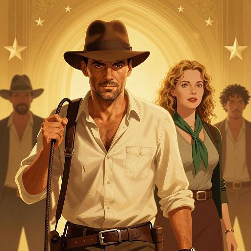 Indiana Jones Adventurous Encounter Scene