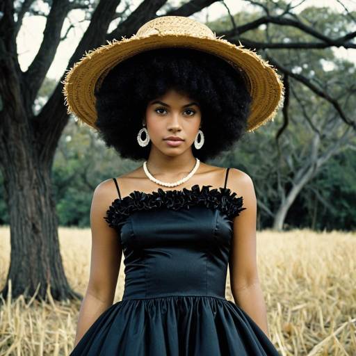 Stylish Afro Halloween Costume for Girls