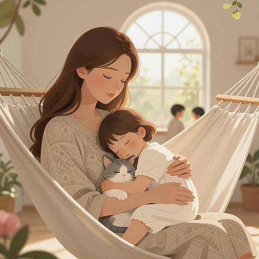 Peaceful Moments in a Hammock