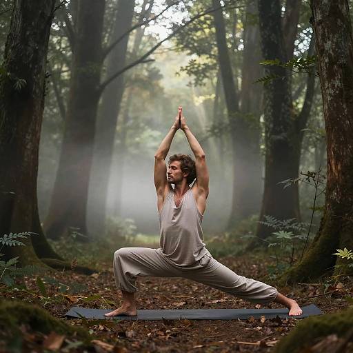 RDJ Yoga in Mystical Forest
