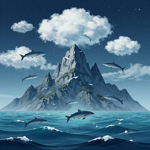 Upside-Down Mountain Skyfish Society