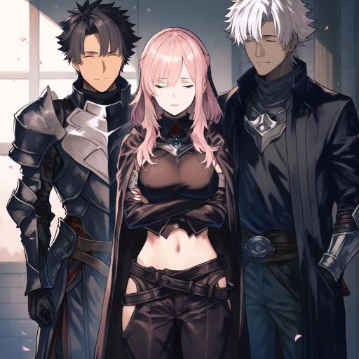 Emiya Kiritsugu with Colorful Companions