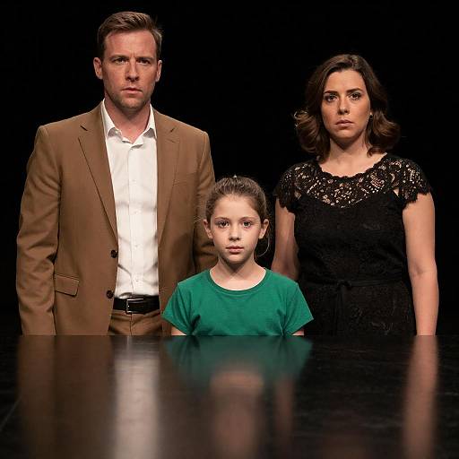 Intense Reflections of Three People