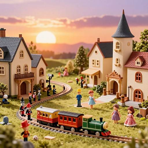 Enchanting Toyland Miniature Village