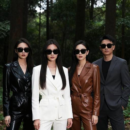 Mysterious Group in Dark Forest