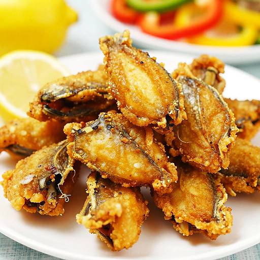 Crispy Fried Fish with Vibrant Sides