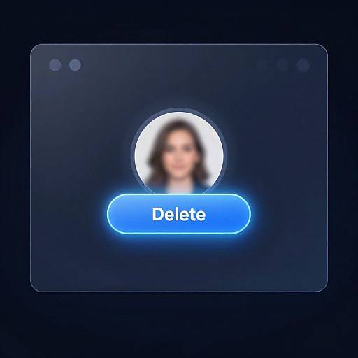 Futuristic Zoom Profile Picture Deletion