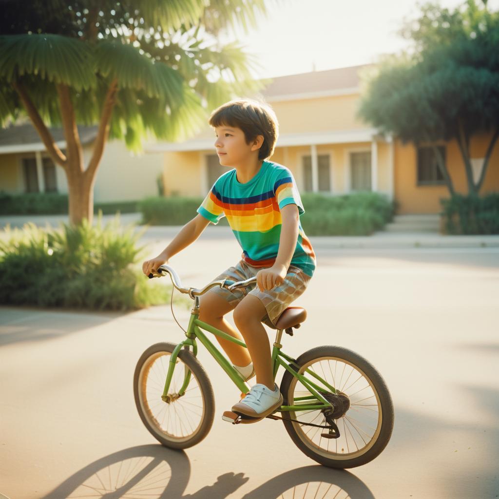 Nostalgic Afternoon Bicycle Adventure