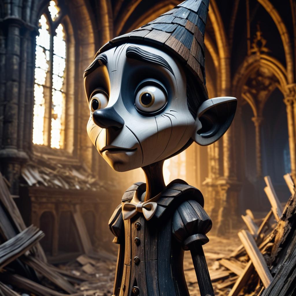 Twisted Pinocchio in a Derelict Church