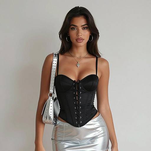 Confident Woman in Fashionable Attire