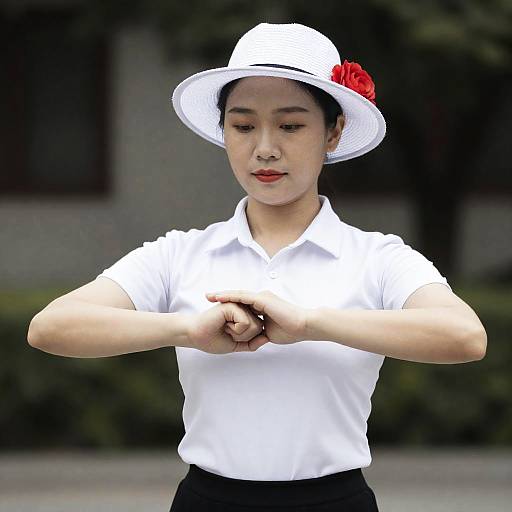 Woman in Square Dance Costume