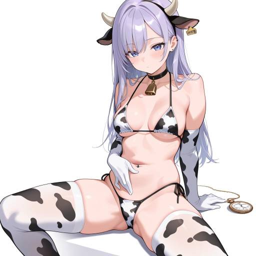 Lavender-Haired Cowgirl in Bikini Lavender-Haired Cowgirl in Bikini