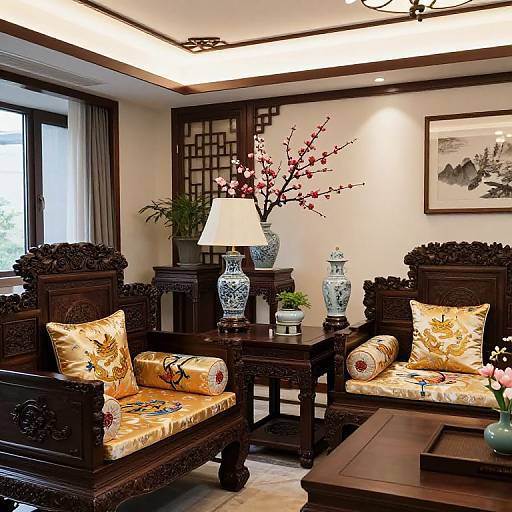 Traditional Chinese Living Room Design