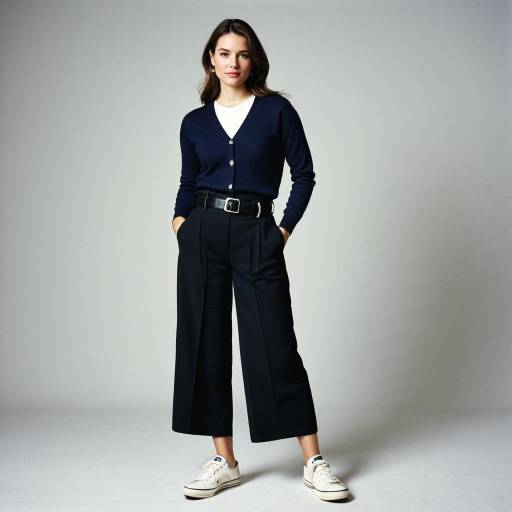 Casual Chic Outfit with Cardigan and Culottes