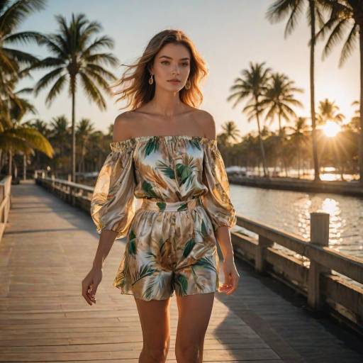 Elegance of Fashion on the Pier