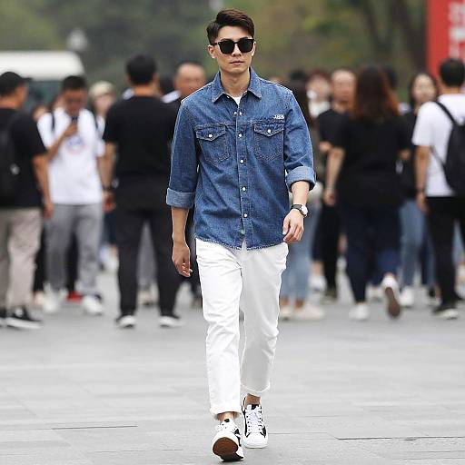 Confident Man in Contemporary Street Style
