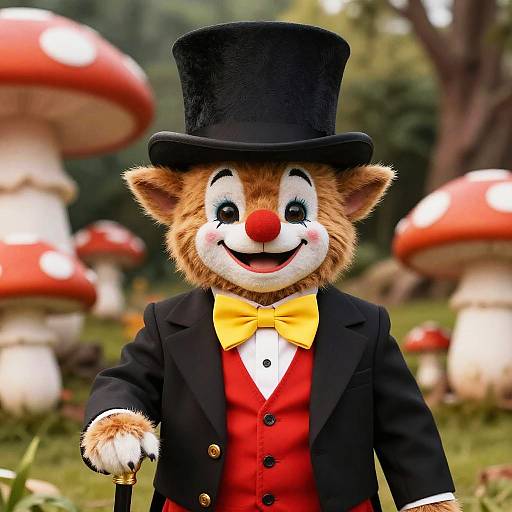 Formal Clown Boy with Top Hat