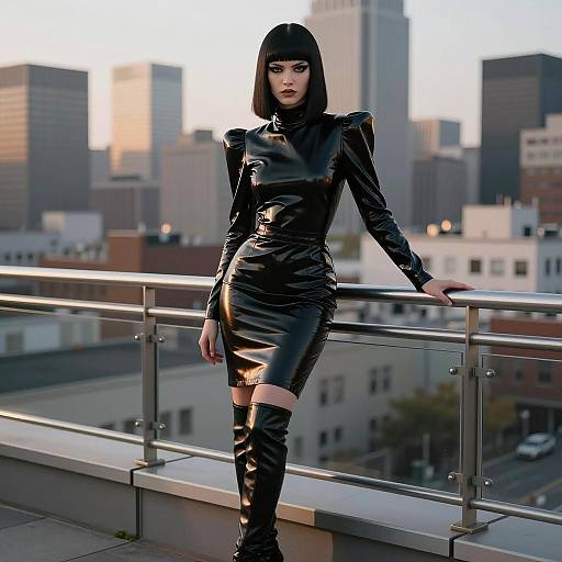 Moody Urban Fetish Fashion Editorial