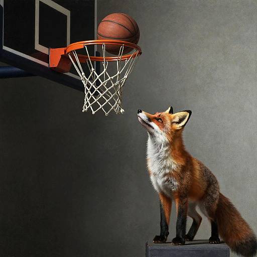Fox Slam Dunk in Vermeer Style