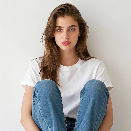 Casual Portrait of a Young Woman