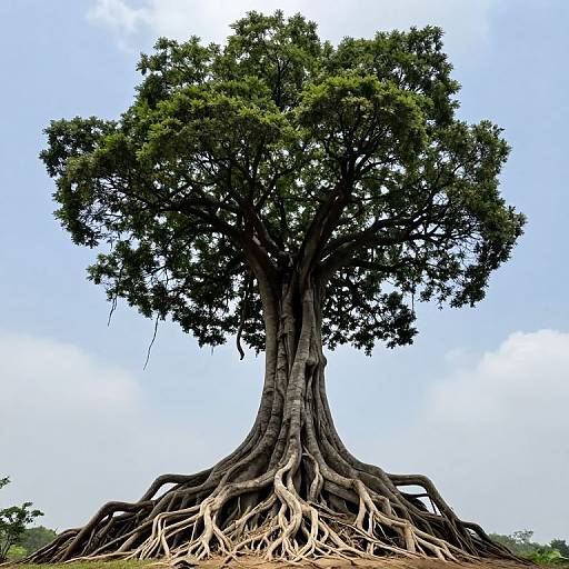 Inverted Colossal Tree Defying Gravity