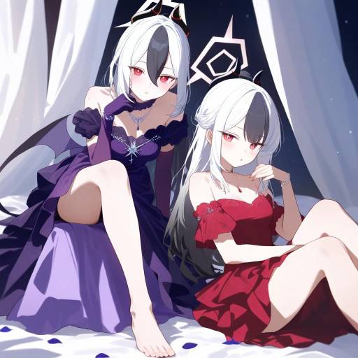 Demon Girls in Stylish Alternate Costumes