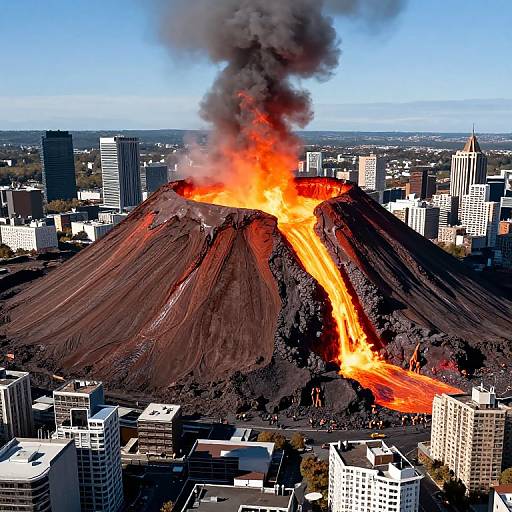 Chocolate Volcano City with Waffle Boots