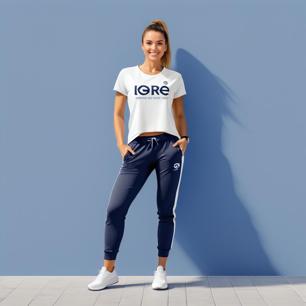 Dynamic Sportswear Portrait for Ecommerce