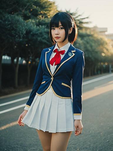 Realistic Rin Shibuya Cosplay Photo