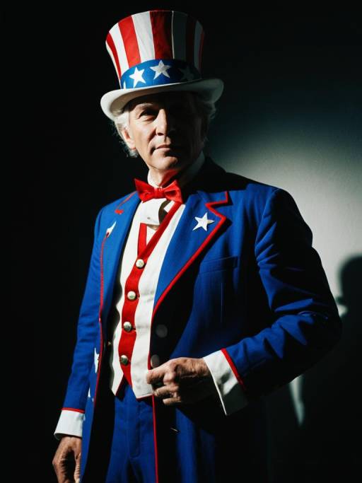 Photorealistic Uncle Sam Portrait Photography