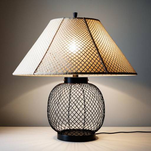 Modern Lamp with Traditional Japanese Influence