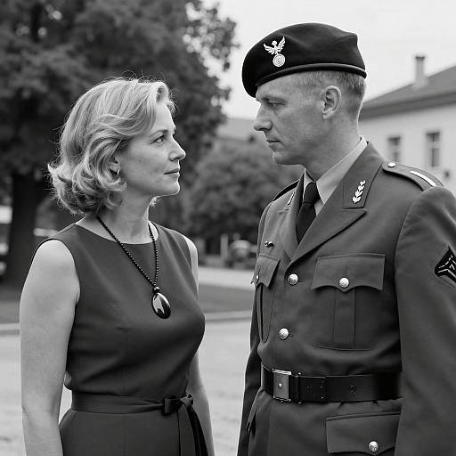 Serious Encounter: A Black and White Moment