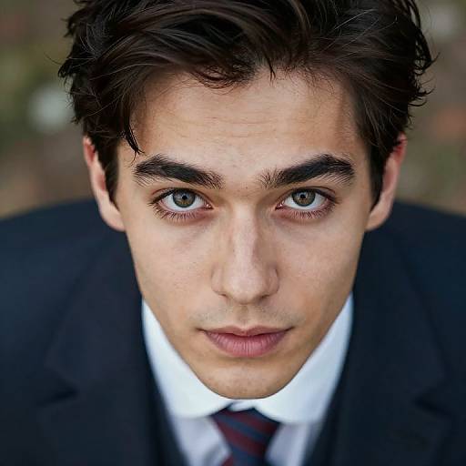 Aerial Photorealistic Portrait with Emotion